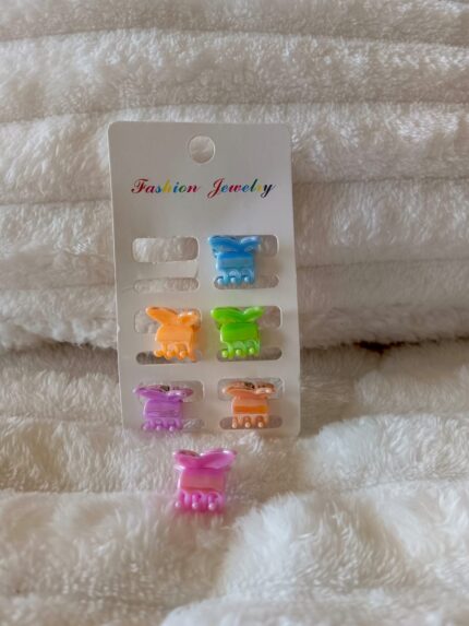 Kids Colored Shiny Hair Clips