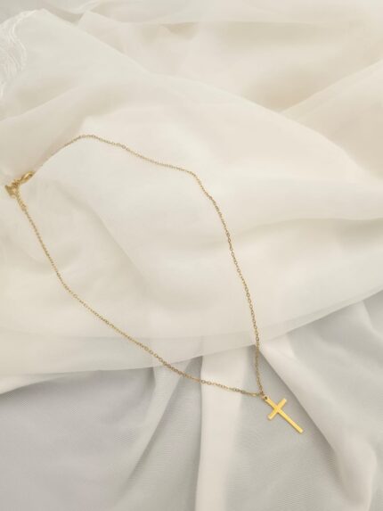 One Layer Cross Necklace